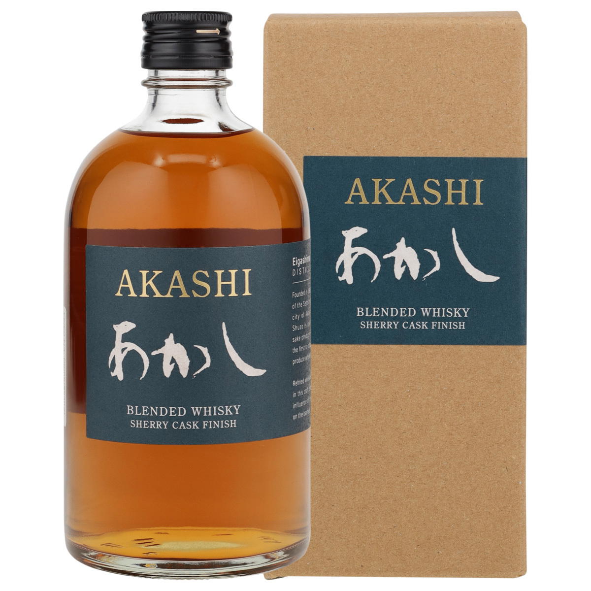 Produktbild Akashi Sherry Cask Finish Blended Whisky 40% Vol. 500ml