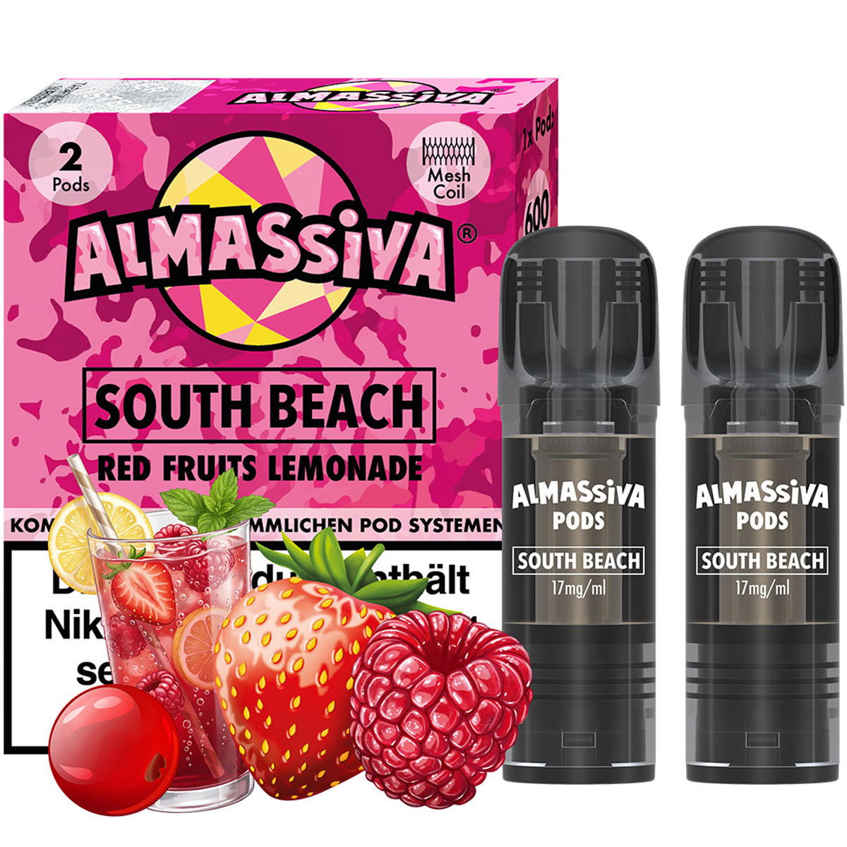 Produktbild Al Massiva – South Beach – Prefilled Pod 2er Pack
