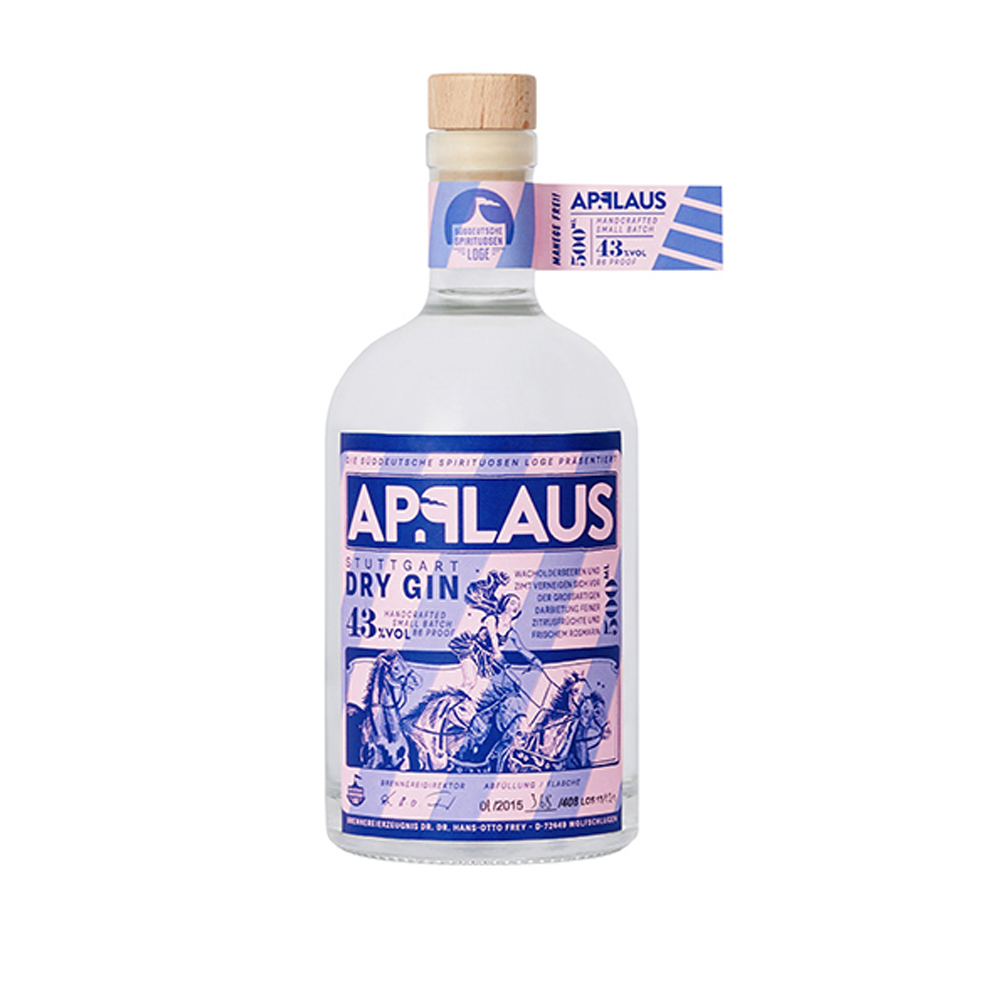 Applaus Dry Vol. ORIGINAL 500ml bei 43% Gin Steam-Time