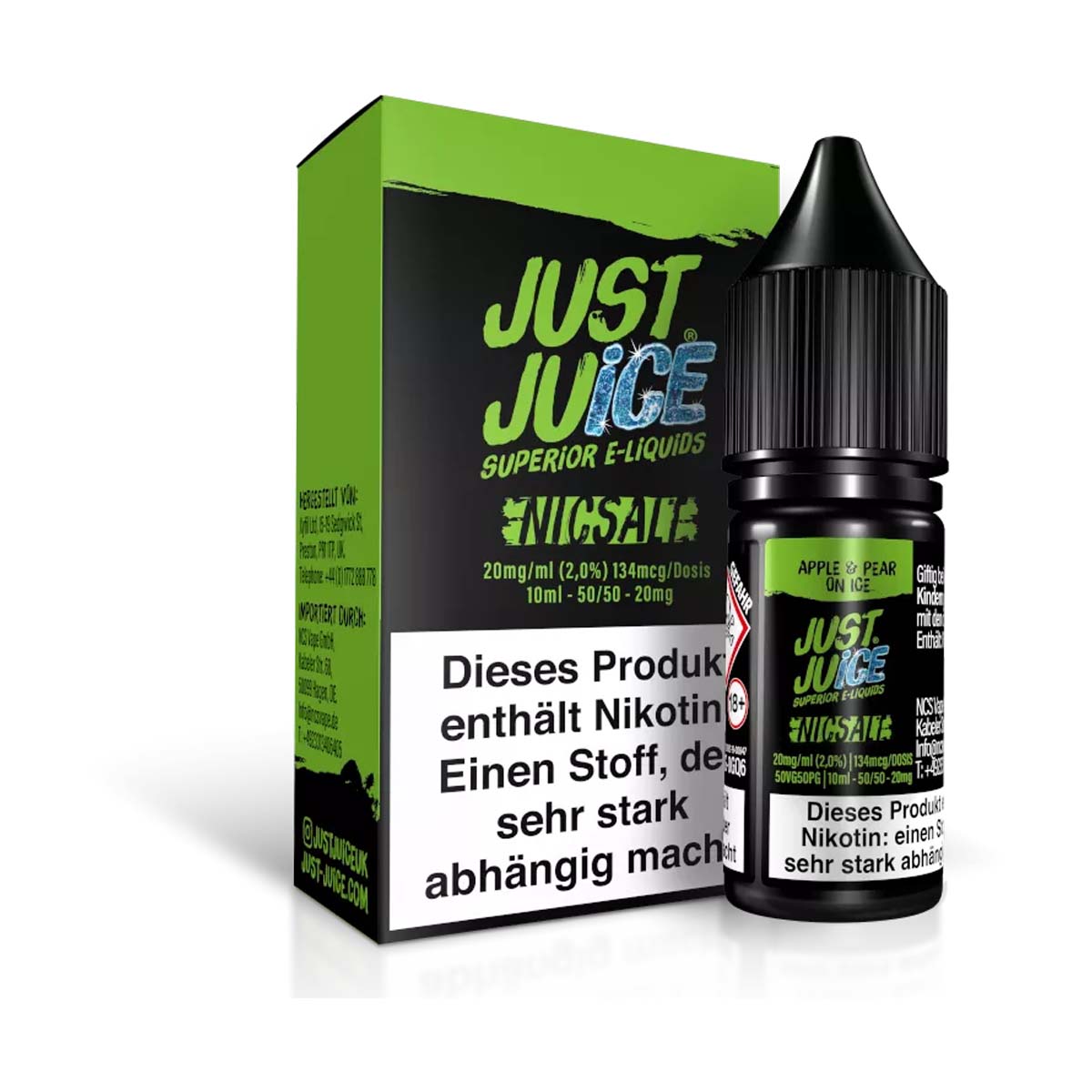 Produktbild Apple & Pear on ICE 20mg NicSalt Liquid by Just Juice