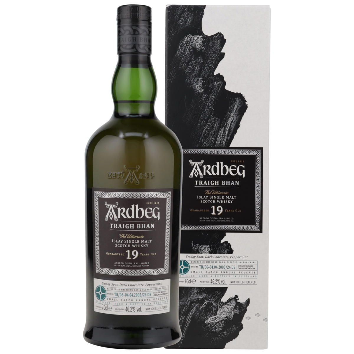 Produktbild Ardbeg 19 Jahre Traigh Bhan Batch 6 Single Malt Scotch Whisky 46,2% Vol. 700ml Produktbild Ardbeg 19 Jahre Traigh Bhan Batch 6 Single Malt Scotch Whisky 46,2% Vol. 700ml