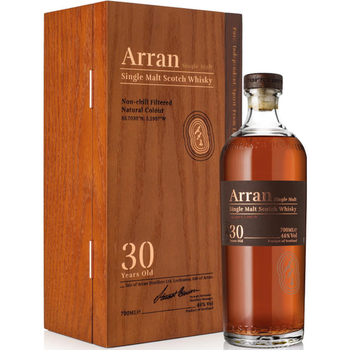 Produktbild Arran 30 Jahre Single Malt Scotch Whisky 46% Vol. 700ml