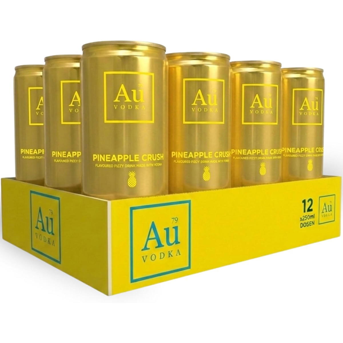 Produktbild Au Vodka Pineapple Crush Mixgetränk