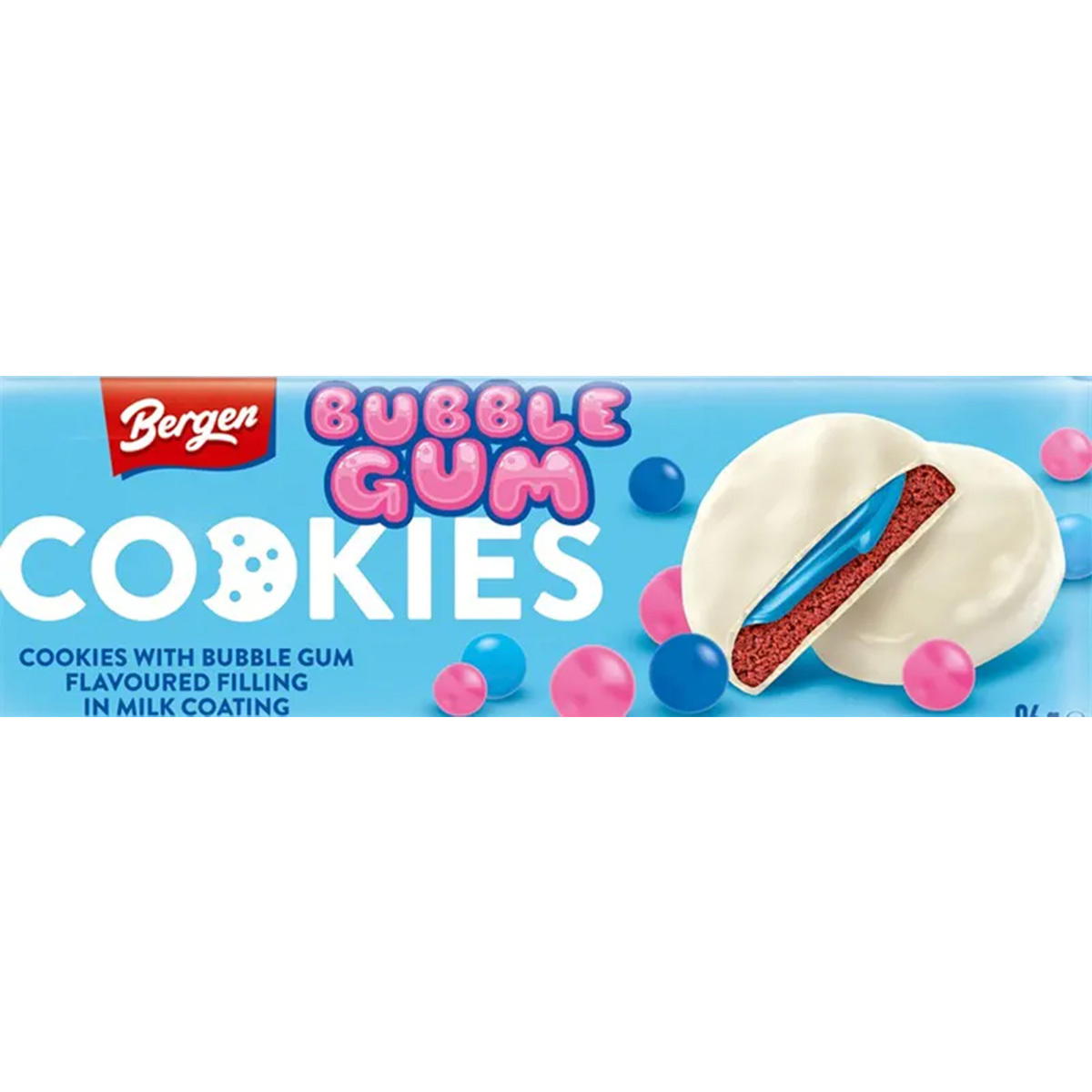 Produktbild Bergen Bubble Gum Cookies 128g