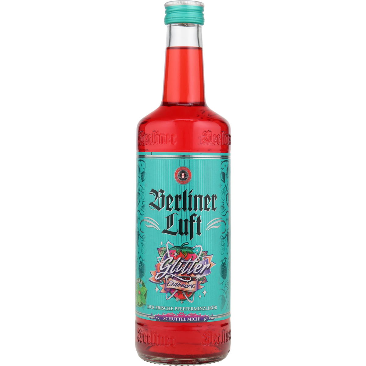 Produktbild Berliner Luft Glitter Erdbeere Likör 18% Vol. 700ml