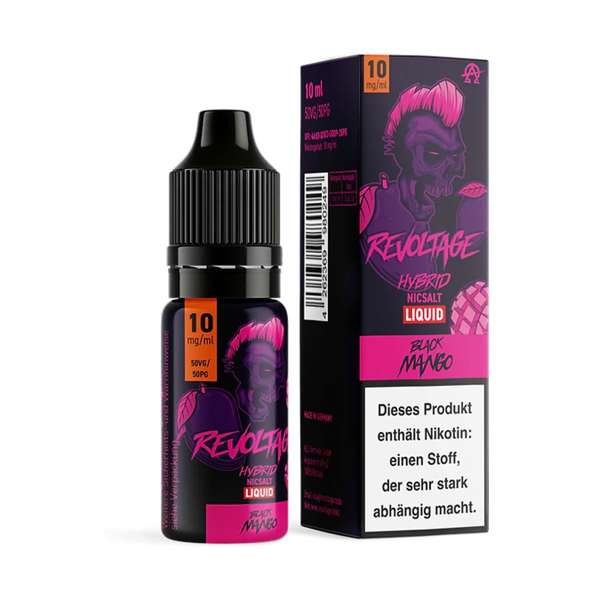 Produktbild Black Mango 10ml Hybrid NicSalt Liquid by Revoltage