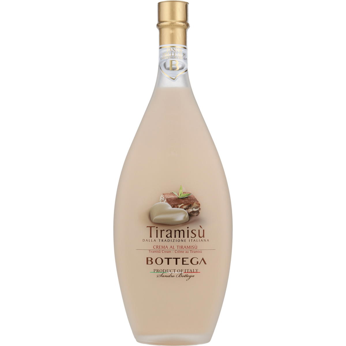 Produktbild Bottega Tiramisu Likör 17% Vol. 500ml