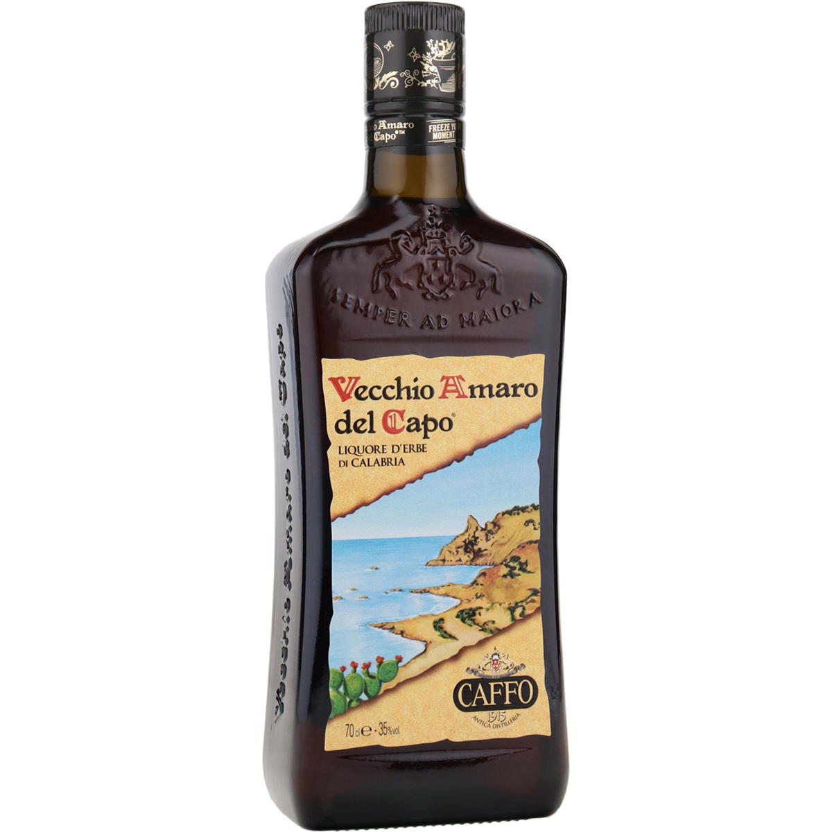Produktbild Caffo Vecchio Amaro del Capo Likör 35% Vol. 700ml