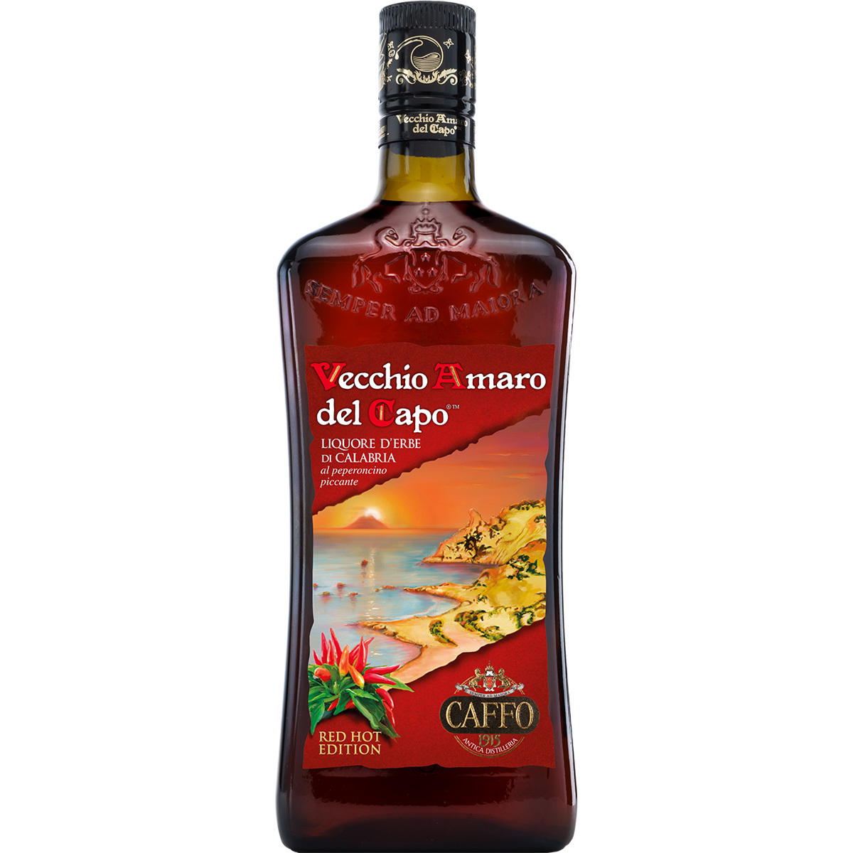 Produktbild Caffo Veccio Amaro del Capo Red Hot Edition Kräuterlikör 35% Vol. 700ml