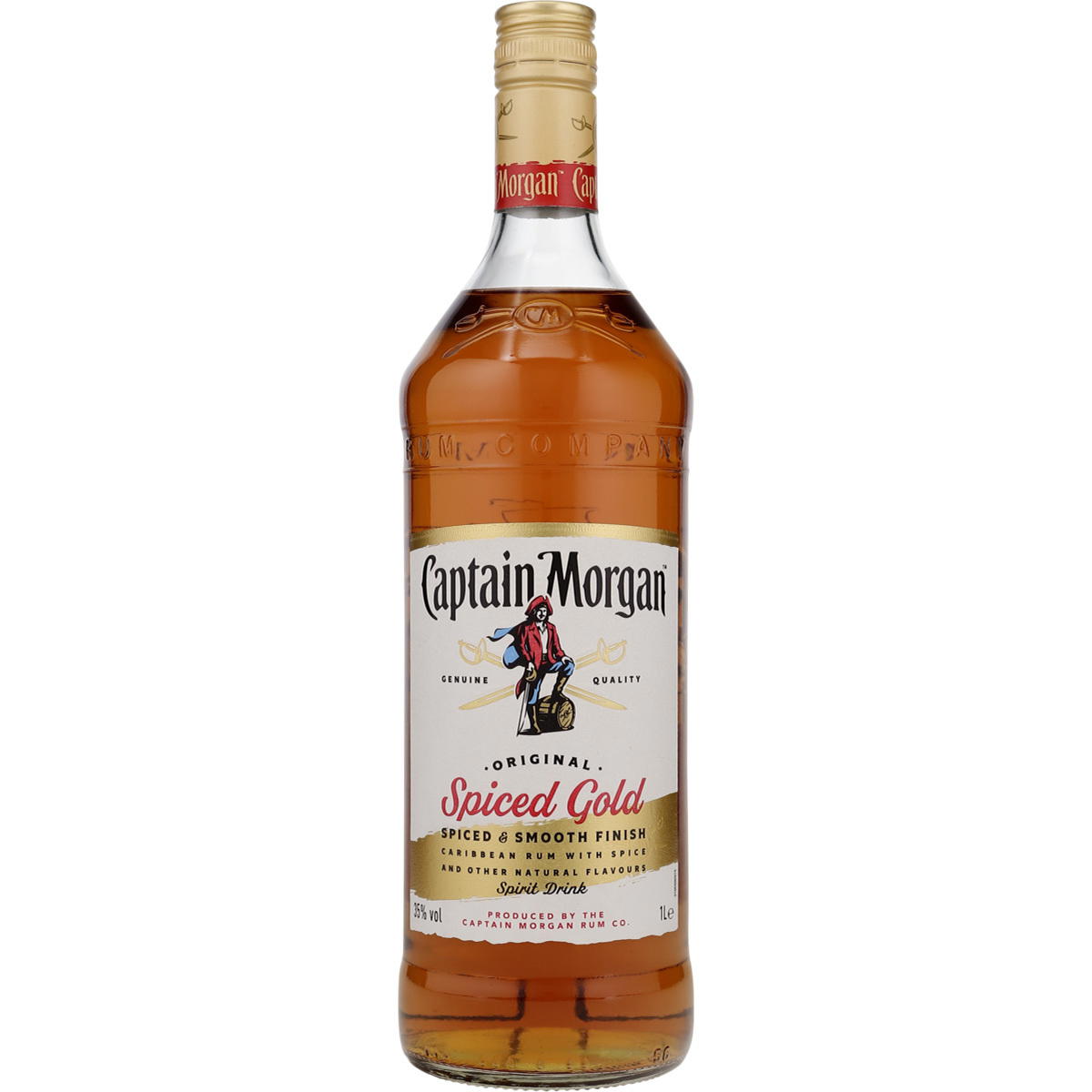Produktbild Captain Morgan Spiced Gold Rum-Basis 35% Vol. 1L