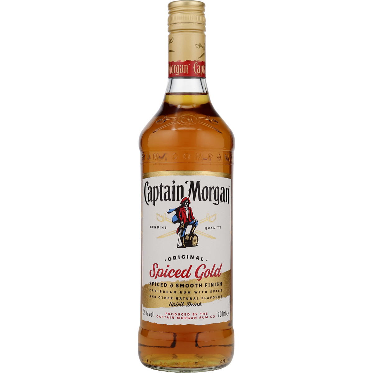 Produktbild Captain Morgan Spiced Gold Rum-Basis 35% Vol. 700ml