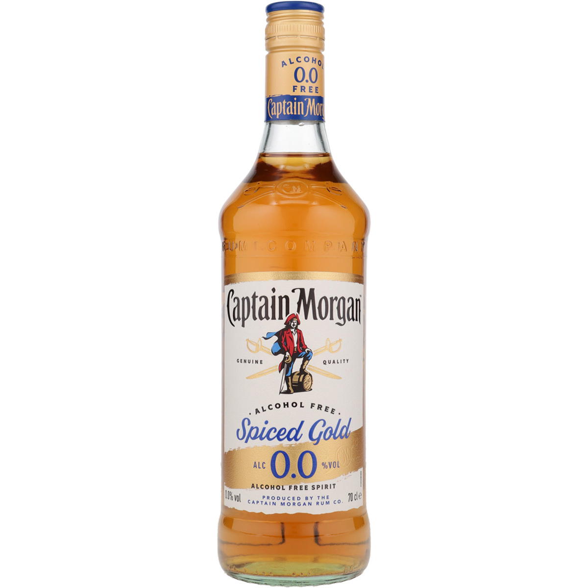 Produktbild Captain Morgan Spiced Gold alkoholfrei 0% Vol. 700ml