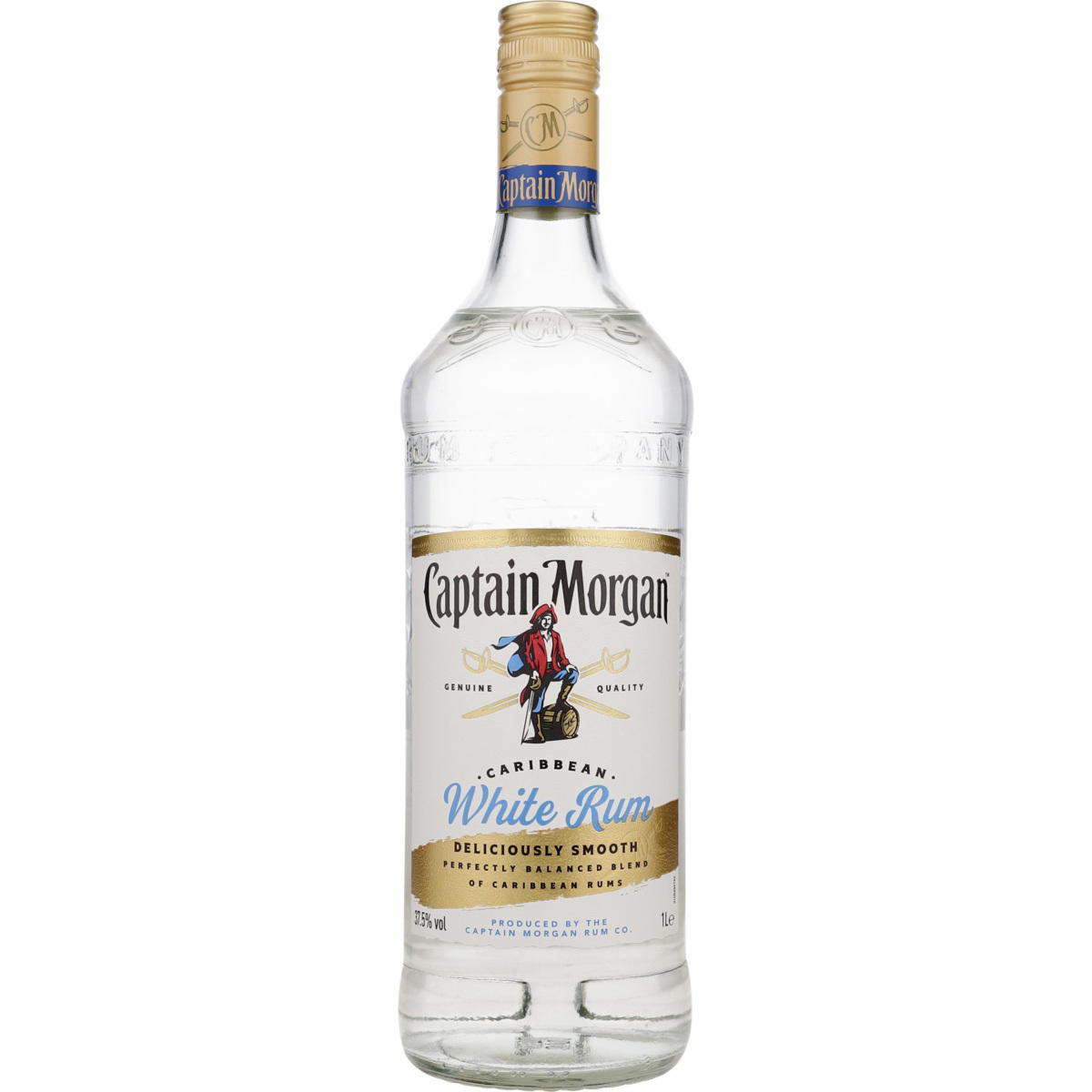 Produktbild Captain Morgan White Rum 37,5% Vol. 1L