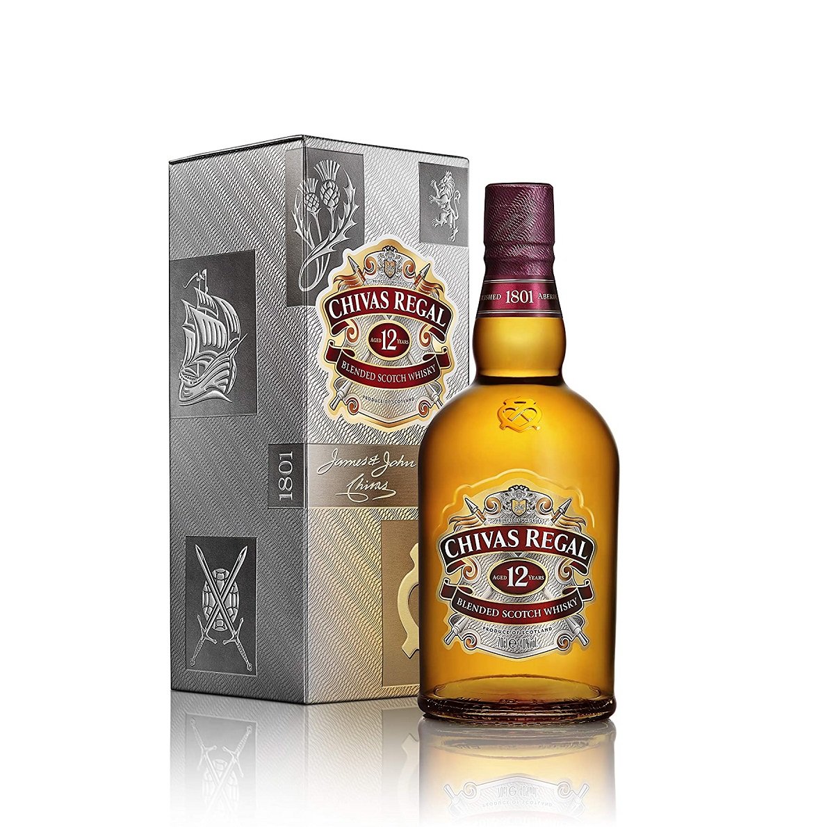 Chivas Regal 12 Jahre Premium Blended Scotch Whisky 40% Vol. 700ml | Whisky