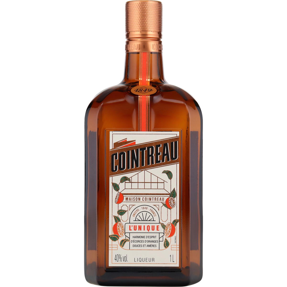 Produktbild Cointreau Orangenlikör 40% Vol. 1L Produktbild Cointreau Orangenlikör 40% Vol. 1L