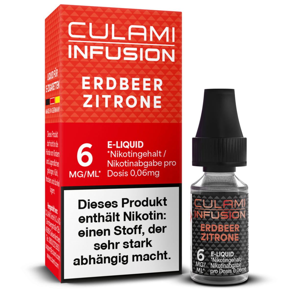 Produktbild Culami Infusion Erdbeer Zitrone NicSalt Liquid