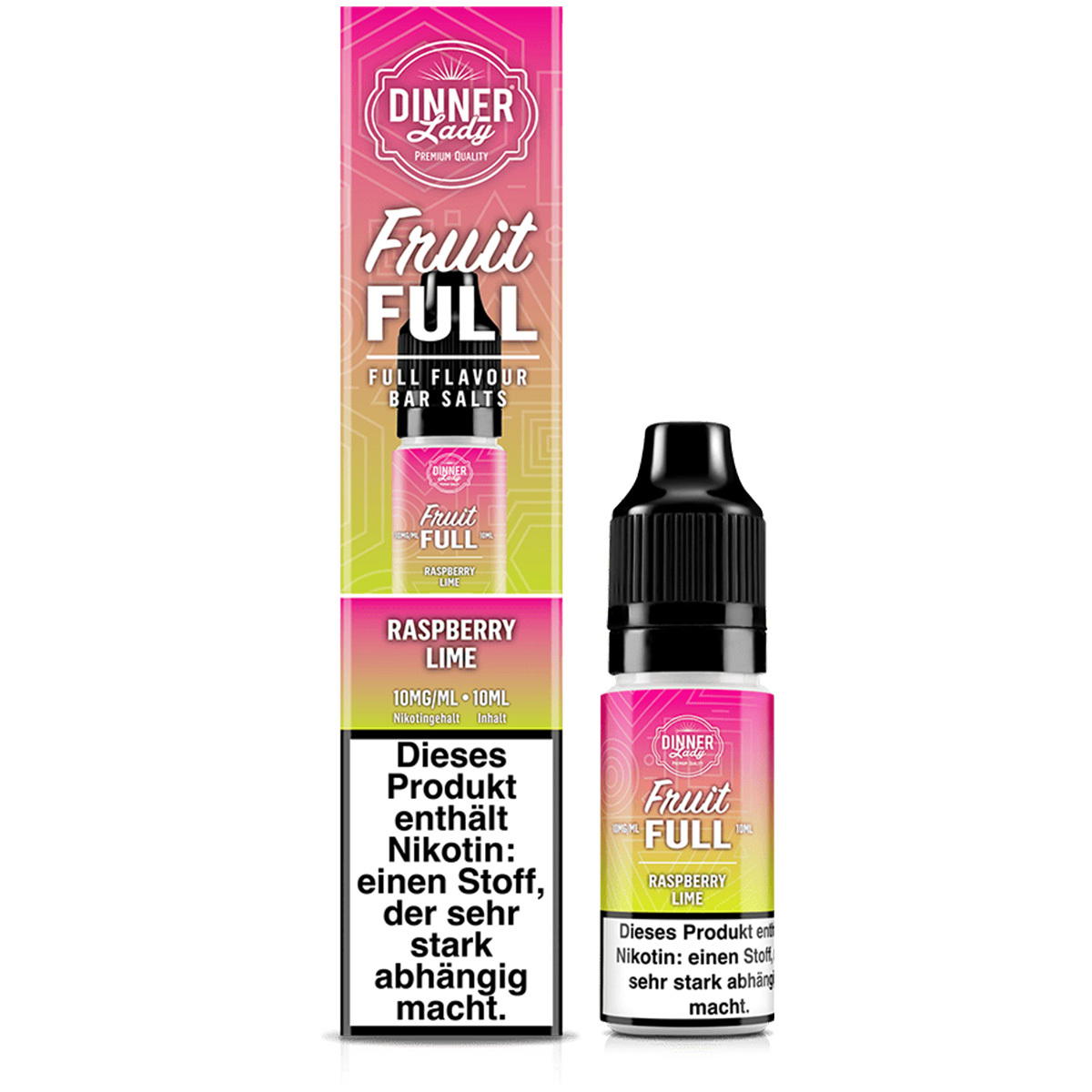 Produktbild Dinner Lady Fruit Full Raspberry Lime NicSalt Liquid