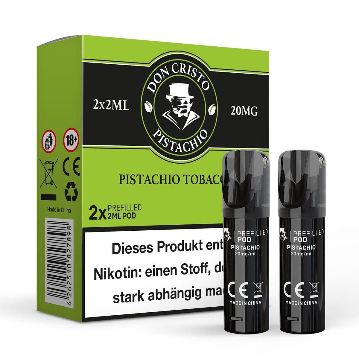 Produktbild Don Cristo – Pistachio Tobacco – Prefilled Pod 2er Pack