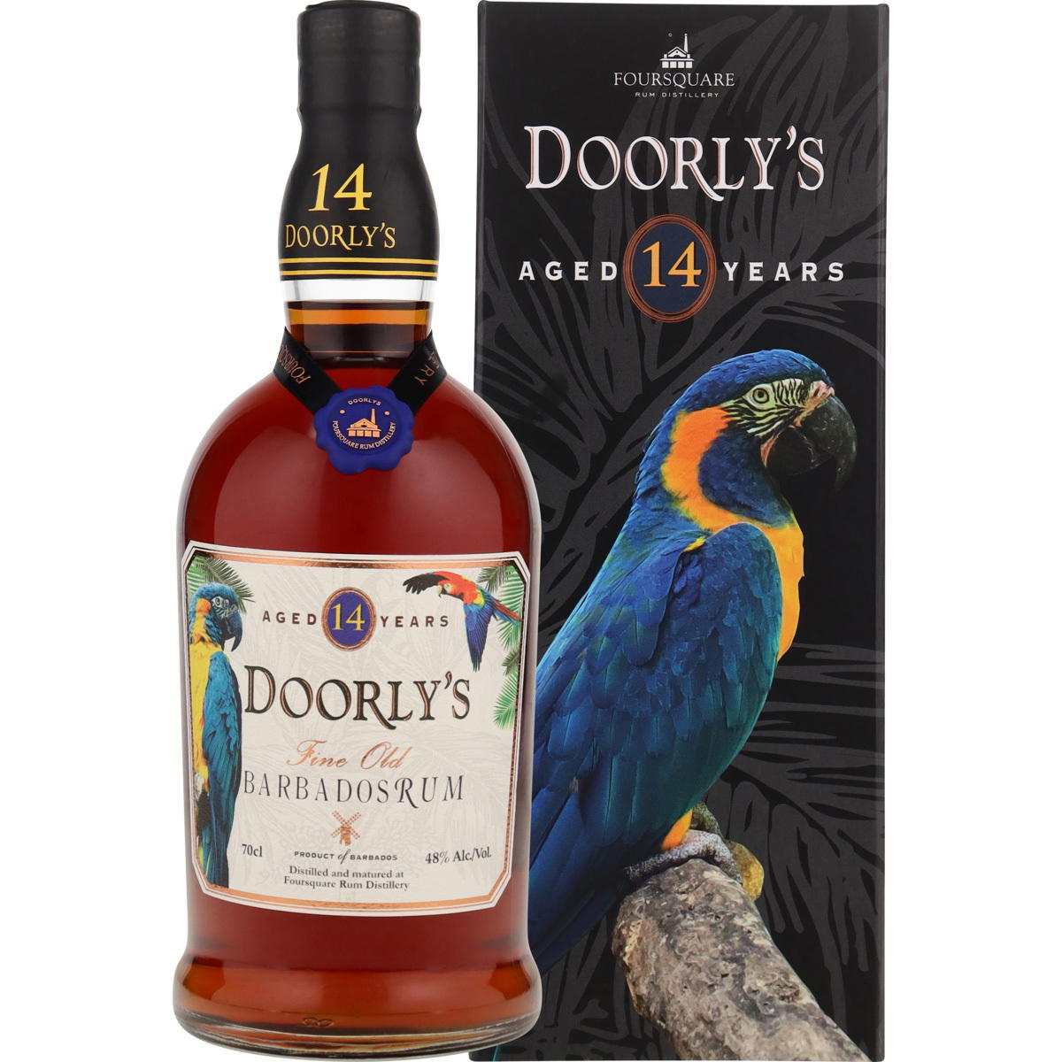 Produktbild Doorly's 14 Jahre Rum 48% Vol. 700ml