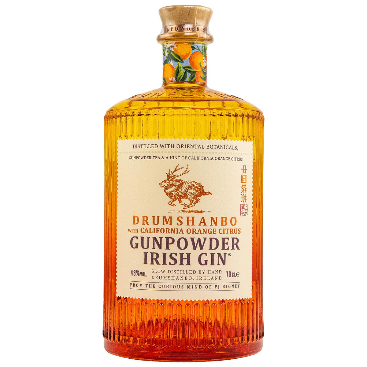 Produktbild Drumshanbo Gunpowder Irish Gin California Orange Citrus 43% Vol. 700ml