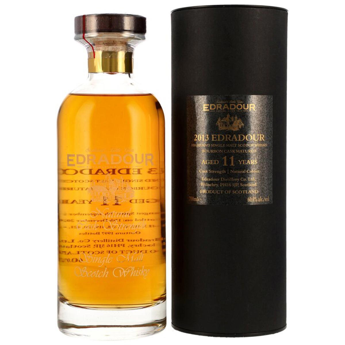 Produktbild Edradour 11 Jahre 2013/2024 Natural Cask Strength Single Malt Scotch Whisky 60% Vol. 700ml