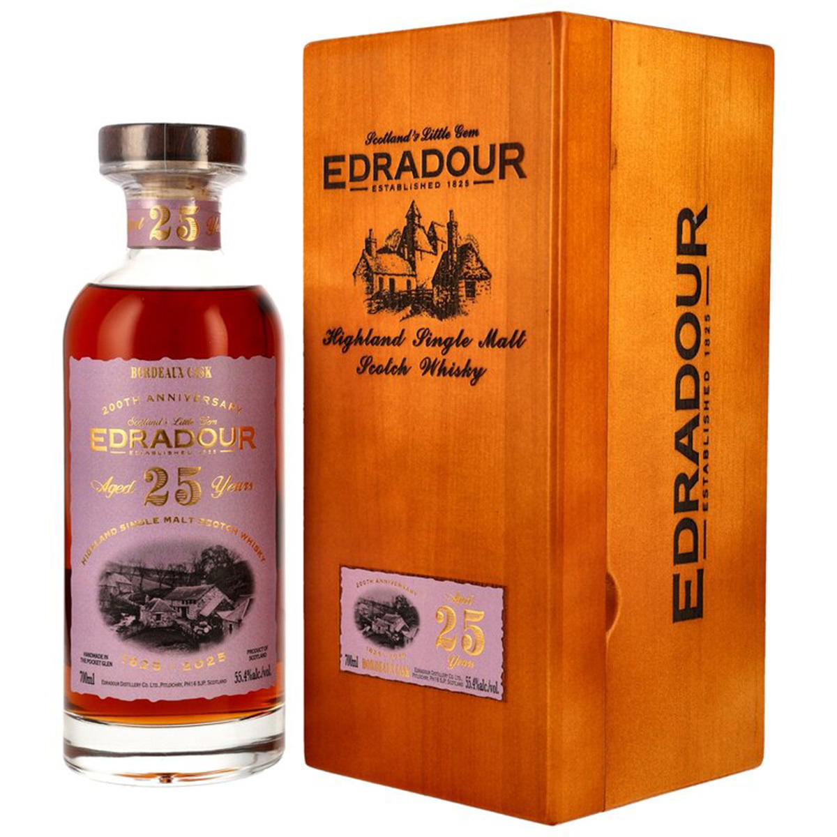 Produktbild Edradour 25 Jahre 1999/2025 Cask #816 Single Malt Scotch Whisky 55,4% Vol. 700ml