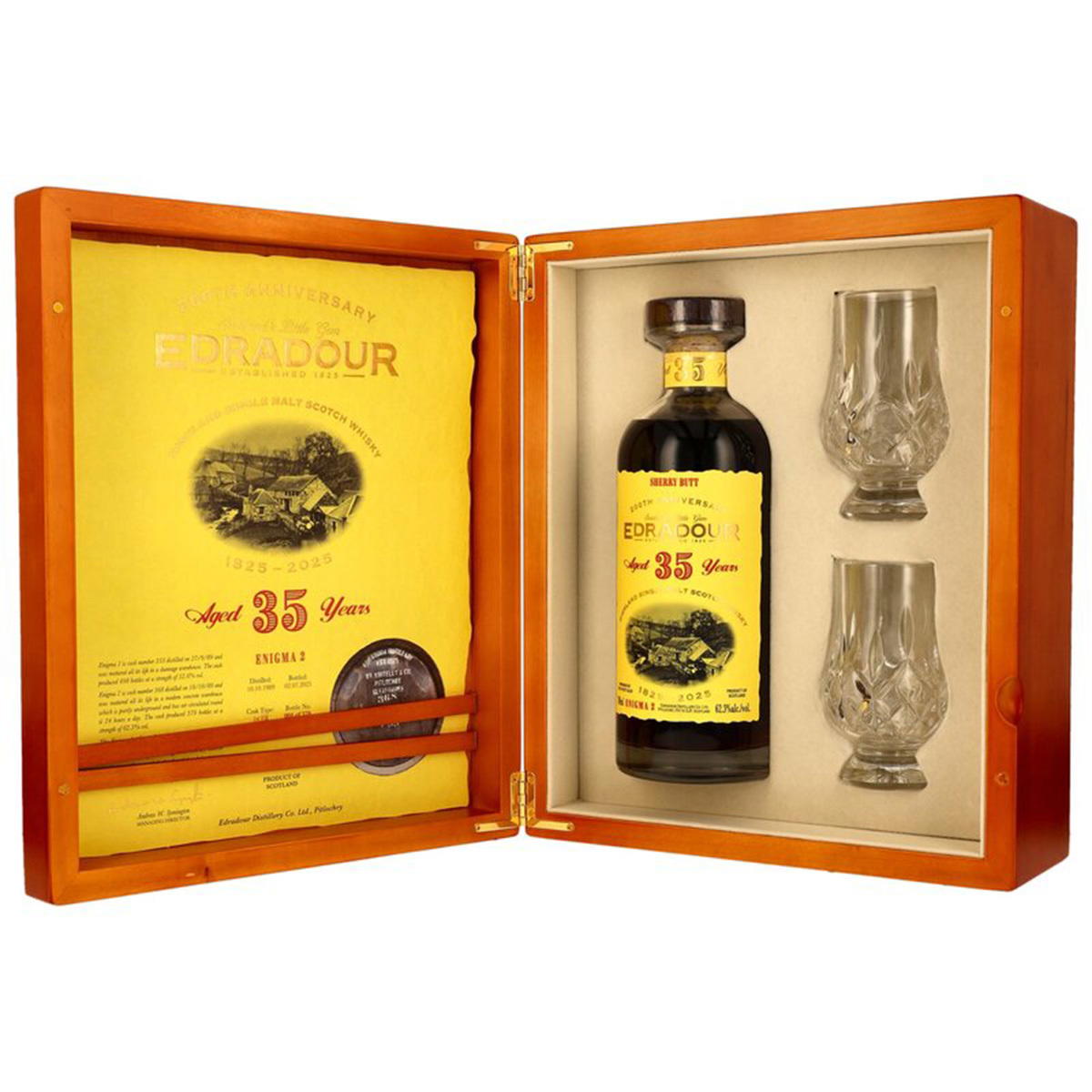 Produktbild Edradour 35 Jahre 1989/2025 Enigma Part 2 Single Malt Scotch Whisky 62,3% Vol. 700ml