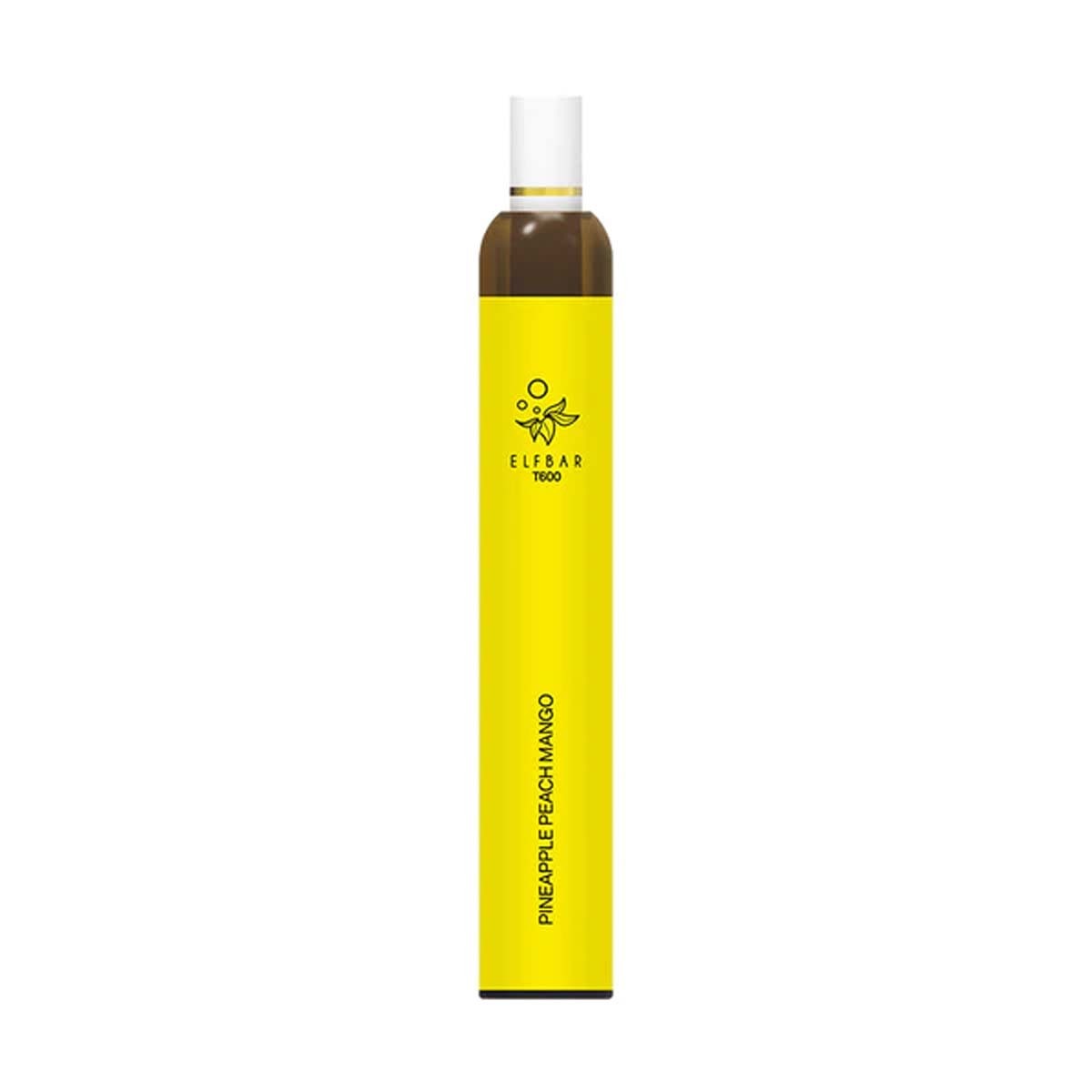 Produktbild Elf Bar T600 E-Zigarette 20mg 600 Züge 550mAh NicSalt Pineapple Peach Mango