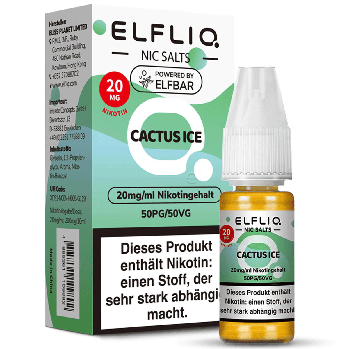 Produktbild Elfbar ELFLIQ Cactus Ice NicSalt Liquid