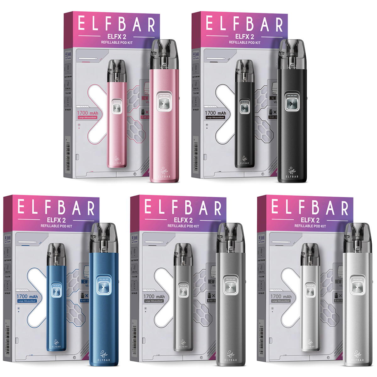 Produktbild Elfbar ELFX 2 Pod Kit