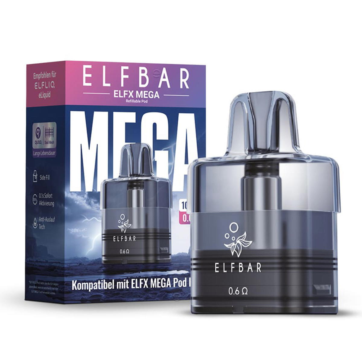 Produktbild Elfbar ELFX Mega Pod Ersatzpod 10.0 ml