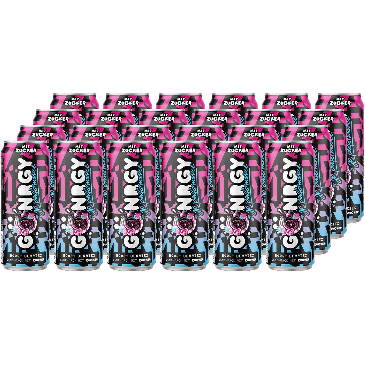 Produktbild GÖNRGY JP Performance Boost Berries Zucker Energy Drink 24x 500ml Produktbild GÖNRGY JP Performance Boost Berries Zucker Energy Drink 24x 500ml