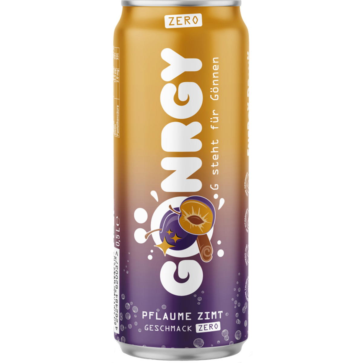 Produktbild Pflaume Zimt - GÖNRGY Energy Drink by MontanaBlack 500ml