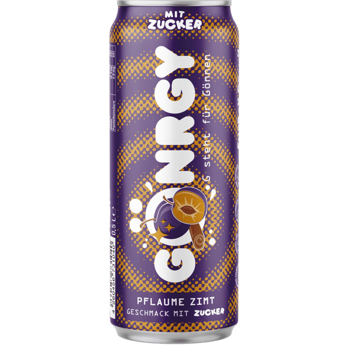 Produktbild GÖNRGY Pflaume Zimt mit Zucker Energy Drink