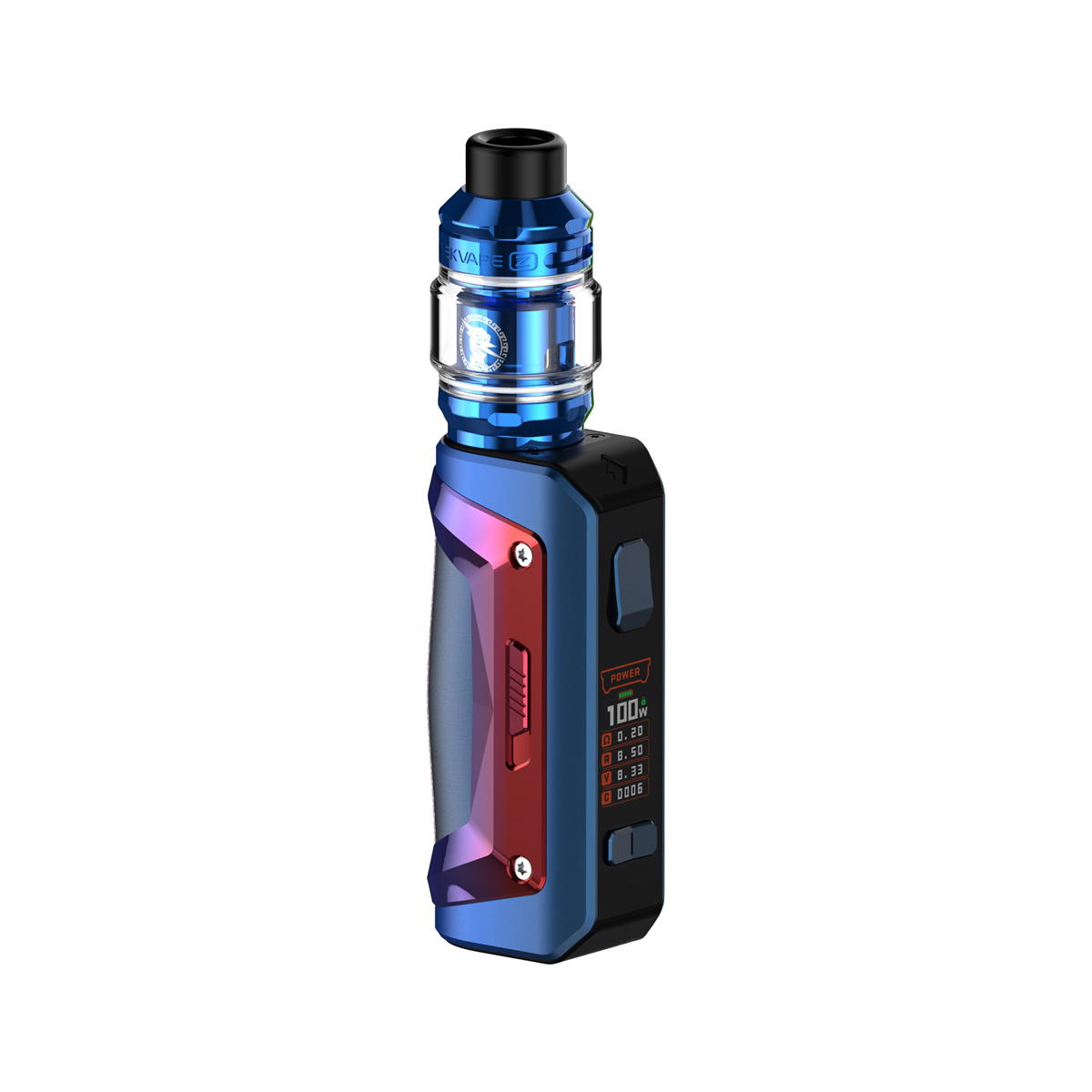 Produktbild GeekVape Aegis Solo 2 (S100) 100W 5ml Kit inkl. Z Subohm Verdampfer Blau-Rot