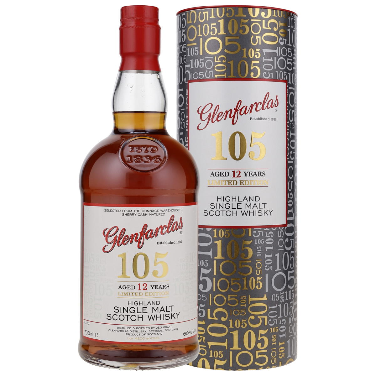 Produktbild Glenfarclas 12 Jahre 105 Cask Strength Limited Edition Single Malt Scotch Whisky 60% Vol. 700ml