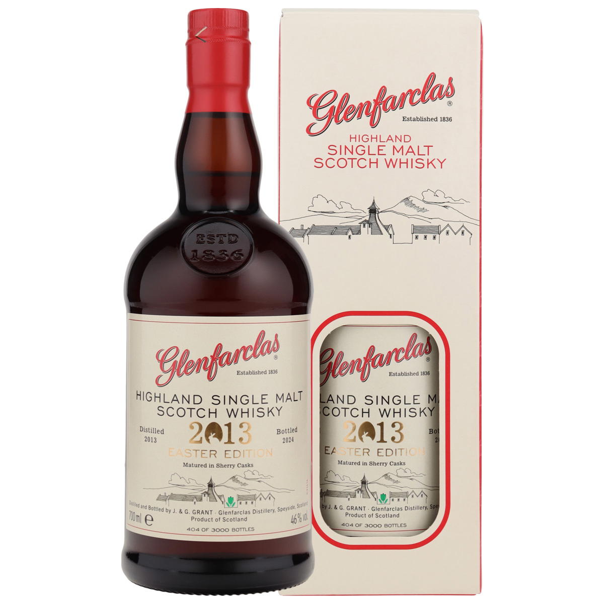 Produktbild Glenfarclas Easter Edition Vintage 2013 Single Malt Scotch Whisky 46% Vol. 700ml