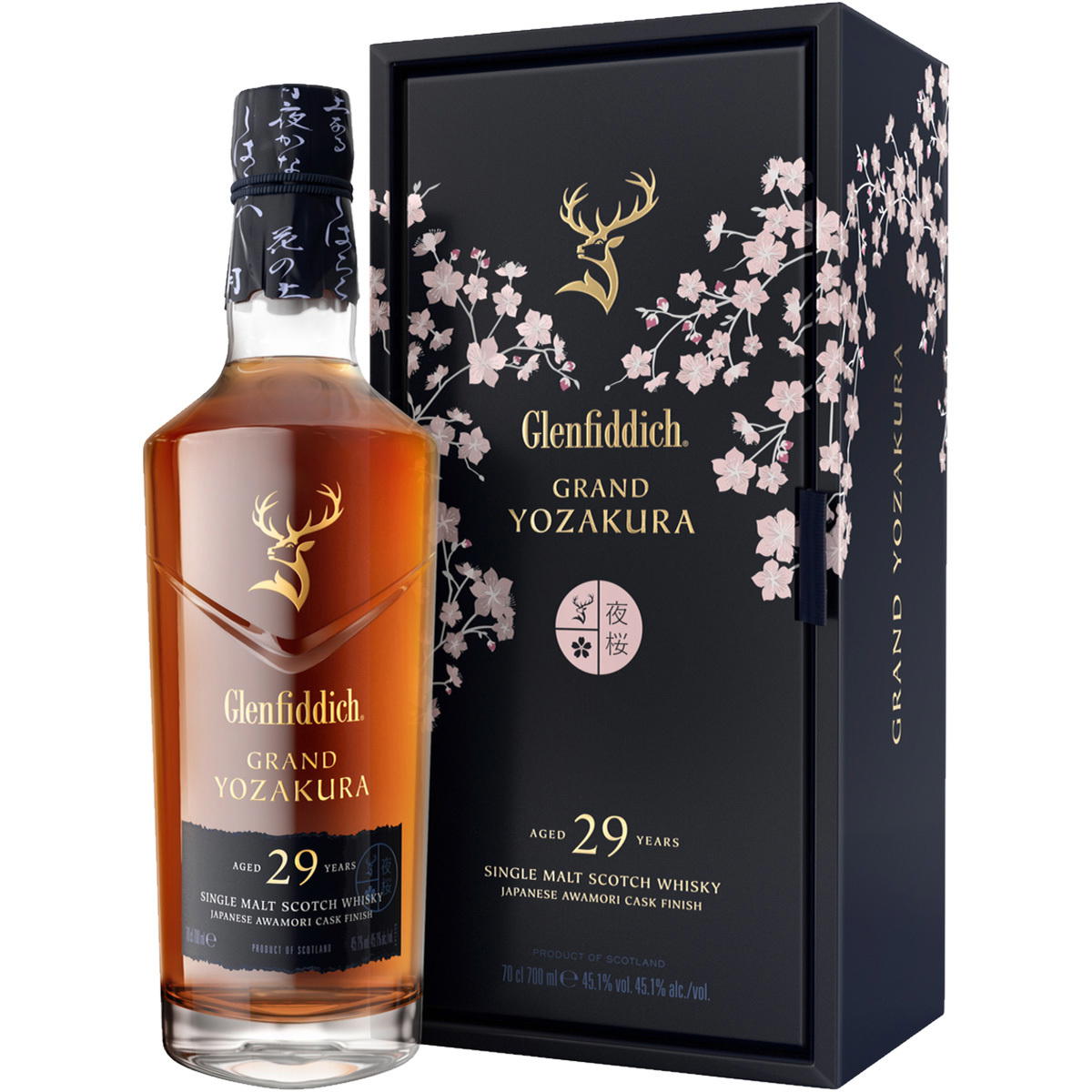 Produktbild Glenfiddich 29 Jahre Grand Yozakura Single Malt Scotch Whisky 45,1% Vol. 700ml