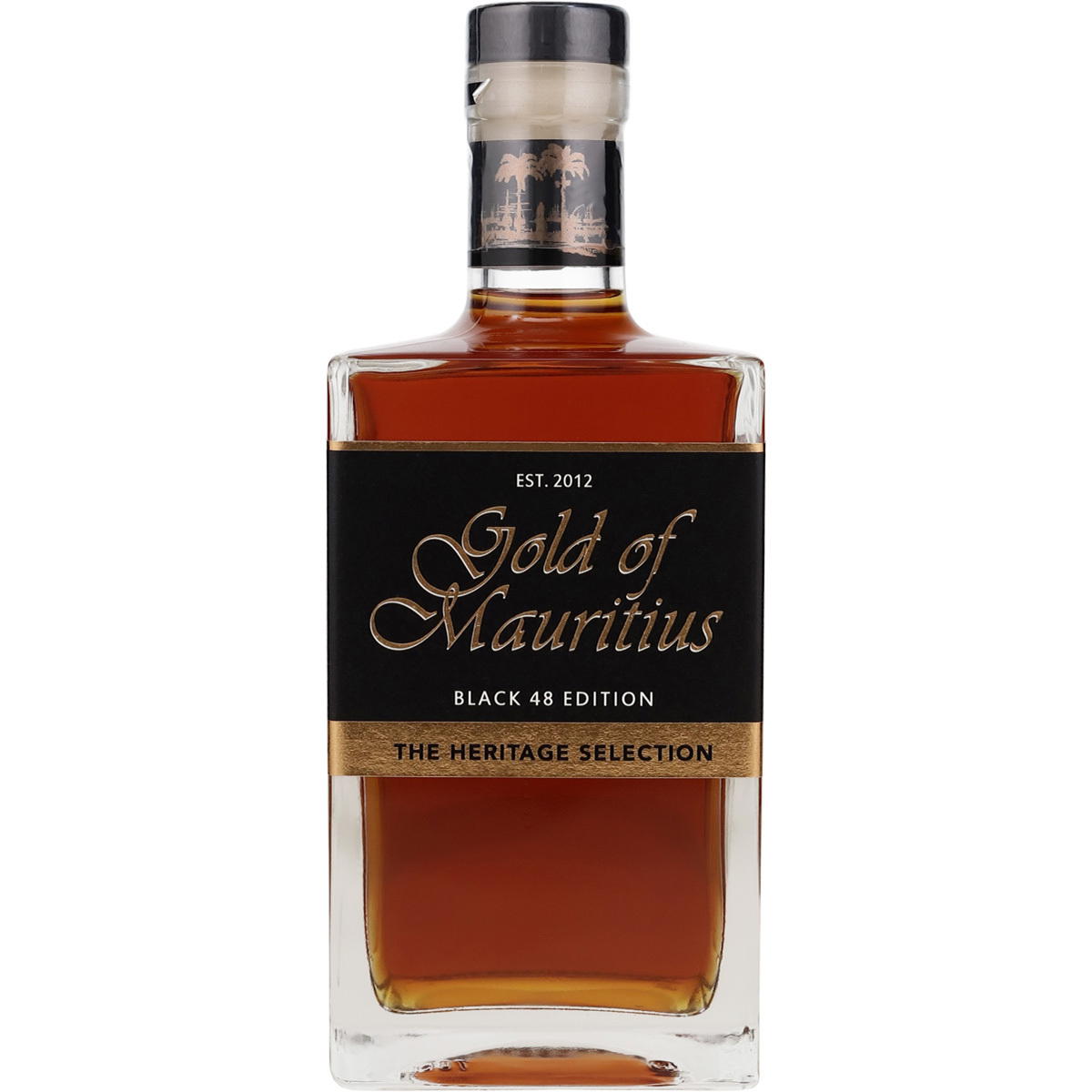 Produktbild Gold of Mauritius Black 48 Edition Rum 48% Vol. 700ml