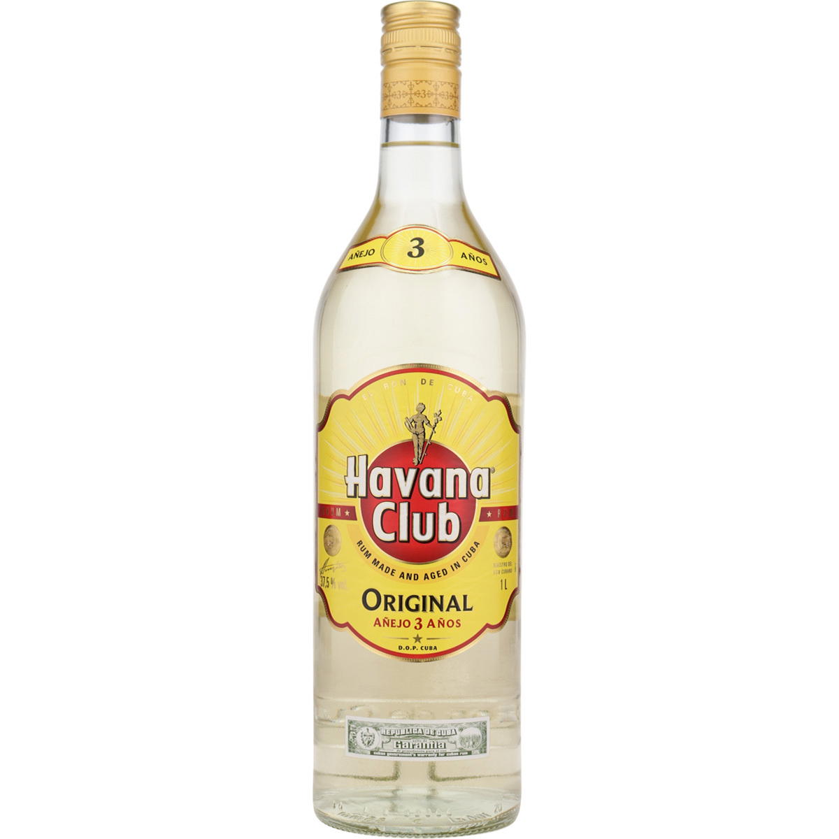 Produktbild Havana Club Anejo 3 Años 37,5% Vol. 1L Produktbild Havana Club Anejo 3 Años 37,5% Vol. 1L