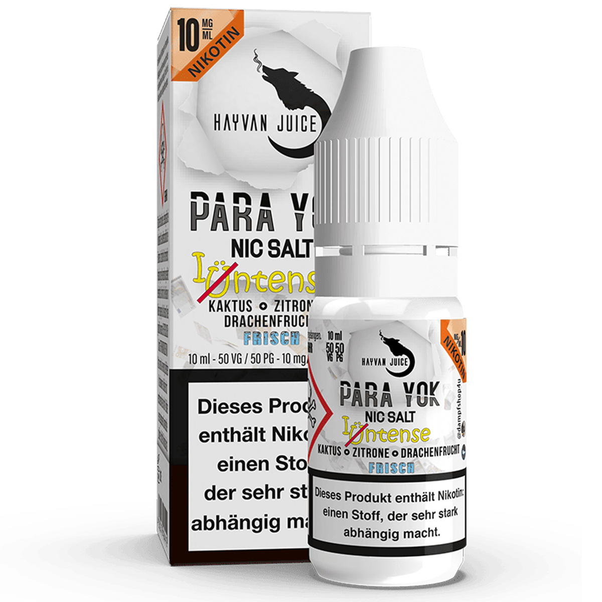 Produktbild Hayvan Juice Intense Para Yok NicSalt Liquid