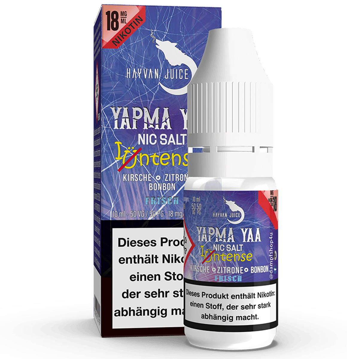 Produktbild Hayvan Juice Intense Yapma Yaa NicSalt Liquid