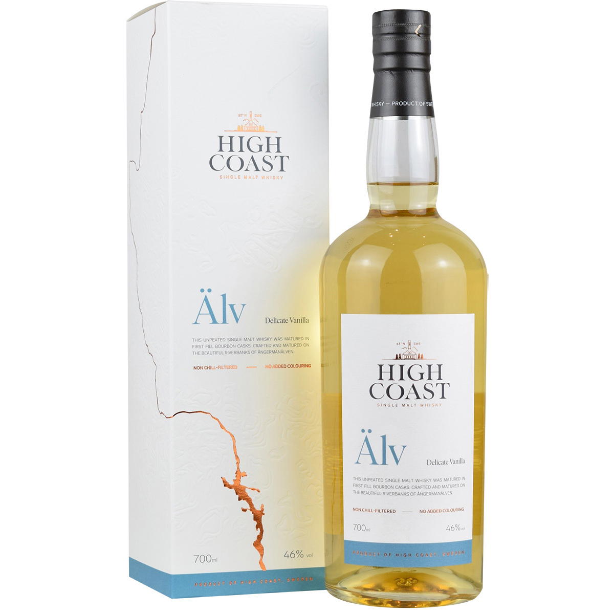 Produktbild High Coast Älv 6 Jahre Single Malt Scotch Whisky 46% Vol. 700ml