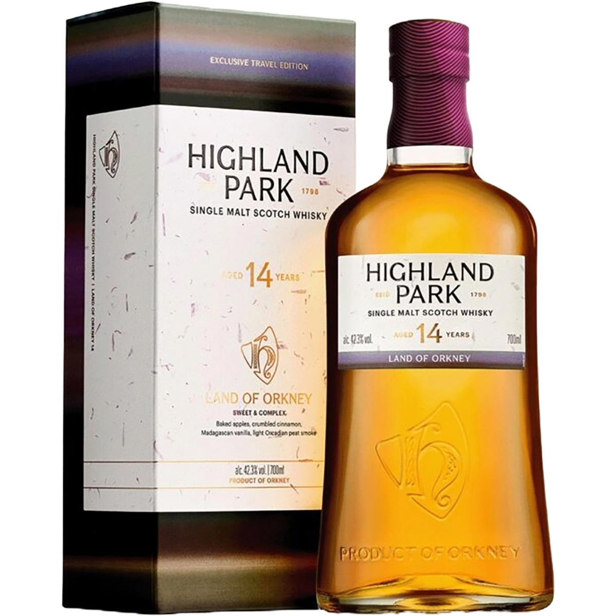 Produktbild Highland Park 14 Jahre Land of Orkney Single Malt Scotch Whisky 42,3% Vol. 700ml