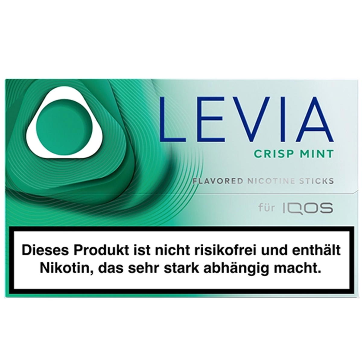 Produktbild IQOS LEVIA Crisp Mint 20er Pack Nikotinsticks Produktbild IQOS LEVIA Crisp Mint 20er Pack Nikotinsticks