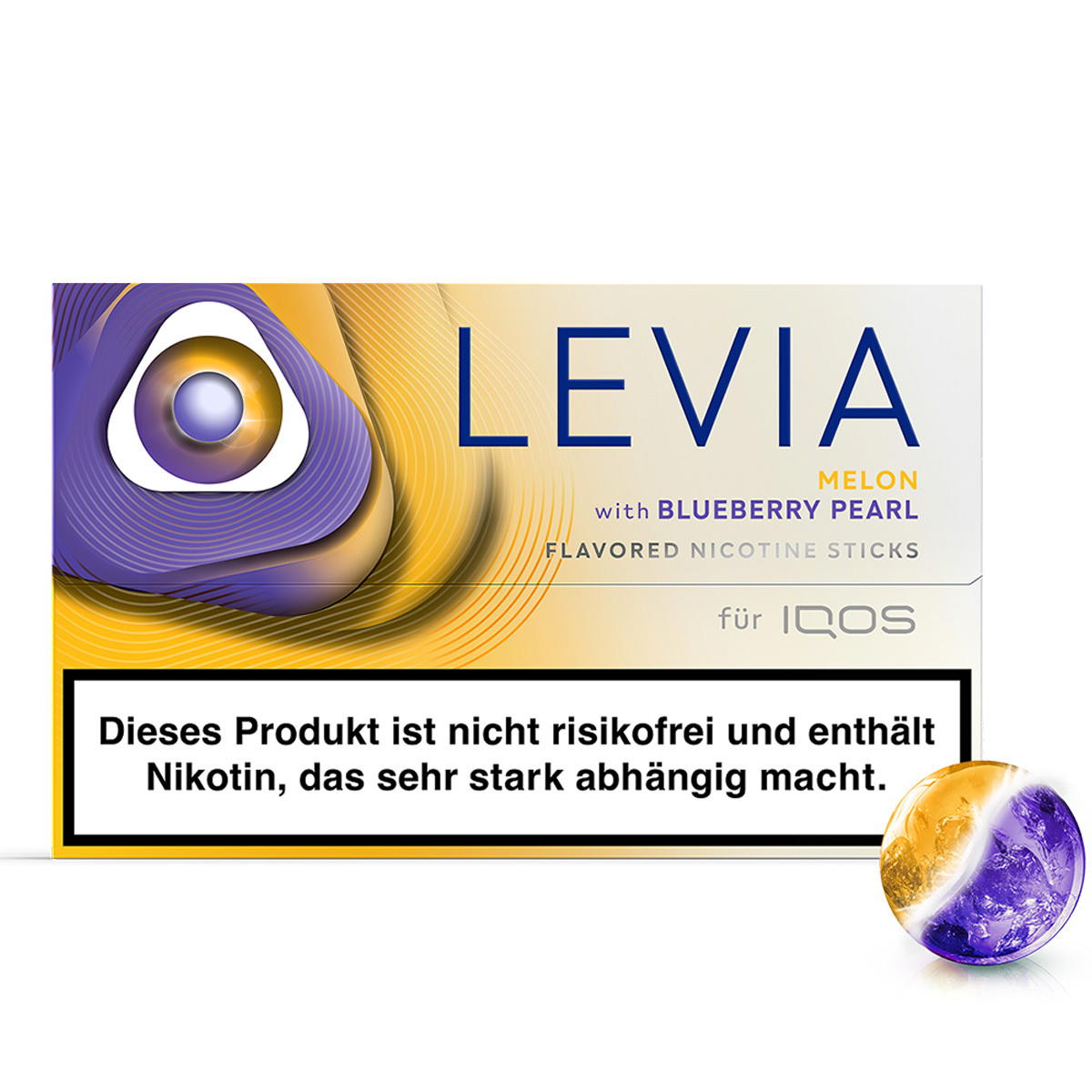 Produktbild IQOS LEVIA Melon Blueberry Pearl 20er Pack Nikotinsticks