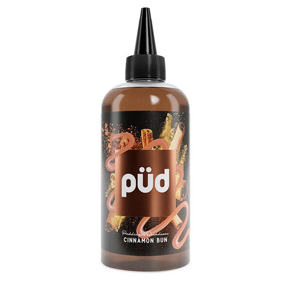Cinnamon Bun 200ml Shortfill Liquid by Joe's Juice Pudding & Decadence