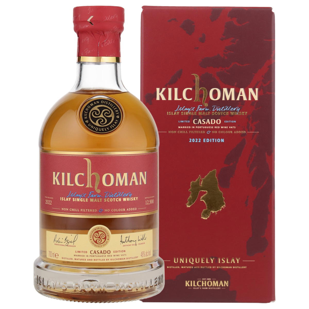 Produktbild Kilchoman Casado Islay Single Malt Scotch Whisky 46% Vol. 700ml