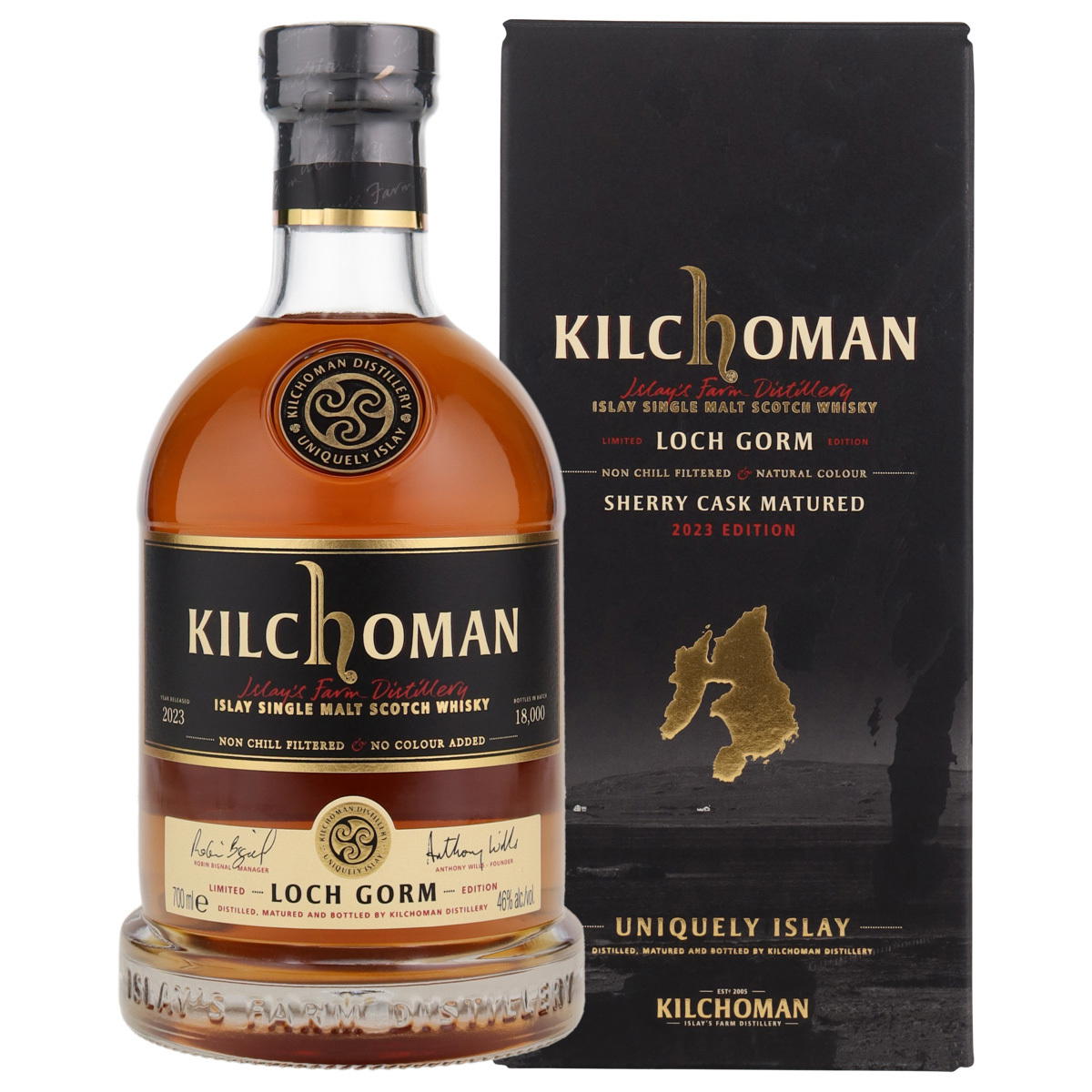 Produktbild Kilchoman Loch Gorm 2023 Islay Single Malt Scotch Whisky 46% Vol. 700ml Produktbild Kilchoman Loch Gorm 2023 Islay Single Malt Scotch Whisky 46% Vol. 700ml