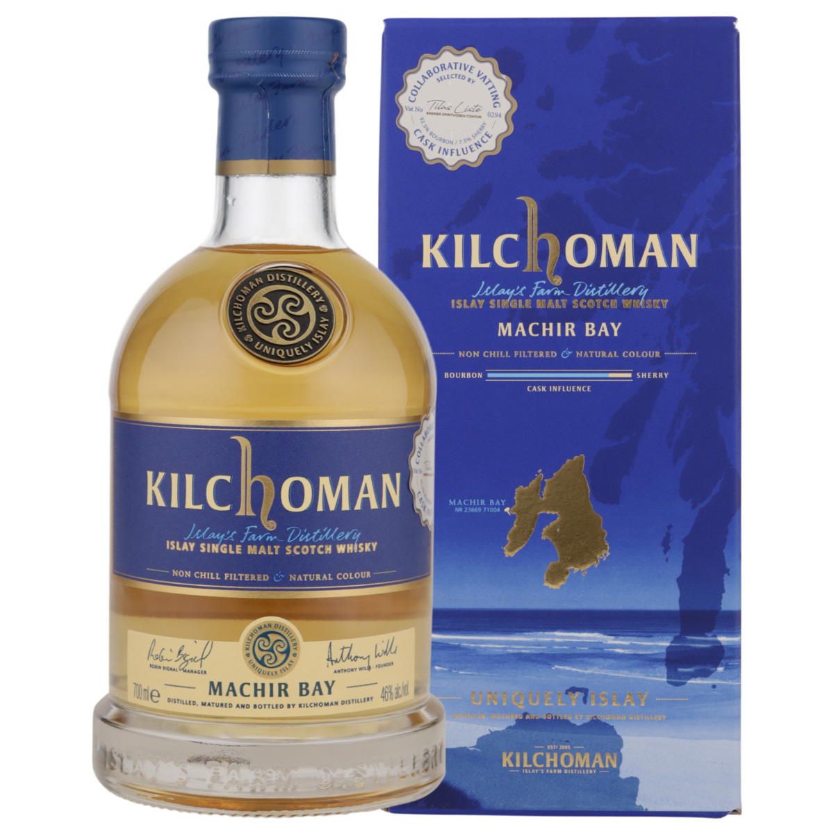 Produktbild Kilchoman Machir Bay BSC Islay Single Malt Scotch Whisky 46% Vol. 700ml